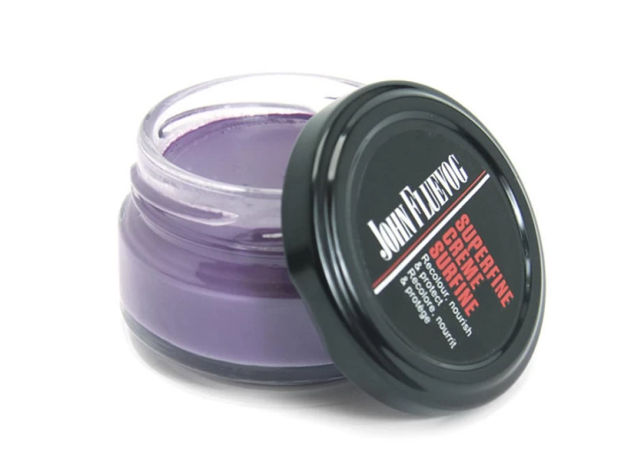 Fluevog Shoes JF Cream Leather Conditioner | Violet Leather Care & Protection