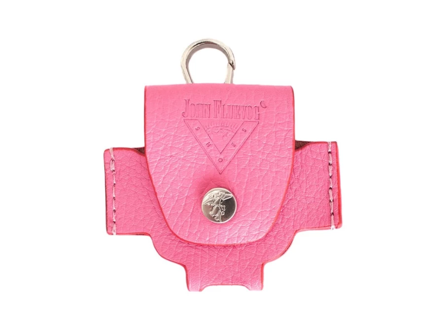 Fluevog Shoes Pink Leather AirPods Case | The Pete Case for AirPods Protection
