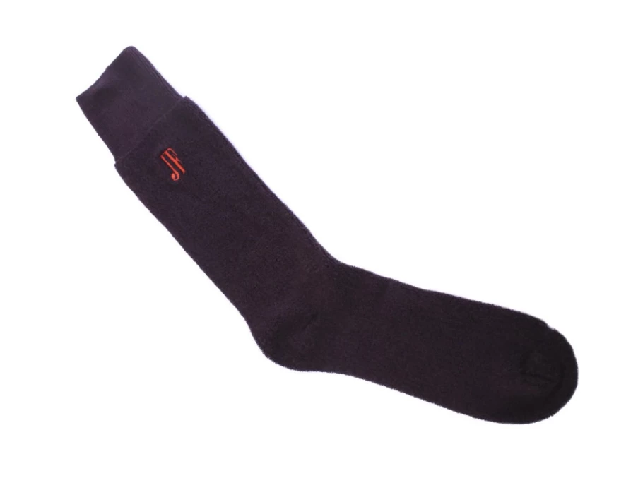 Fluevog Shoes Oizo Vog Soft Terry Socks for Men & Women - Comfortable Purple Socks