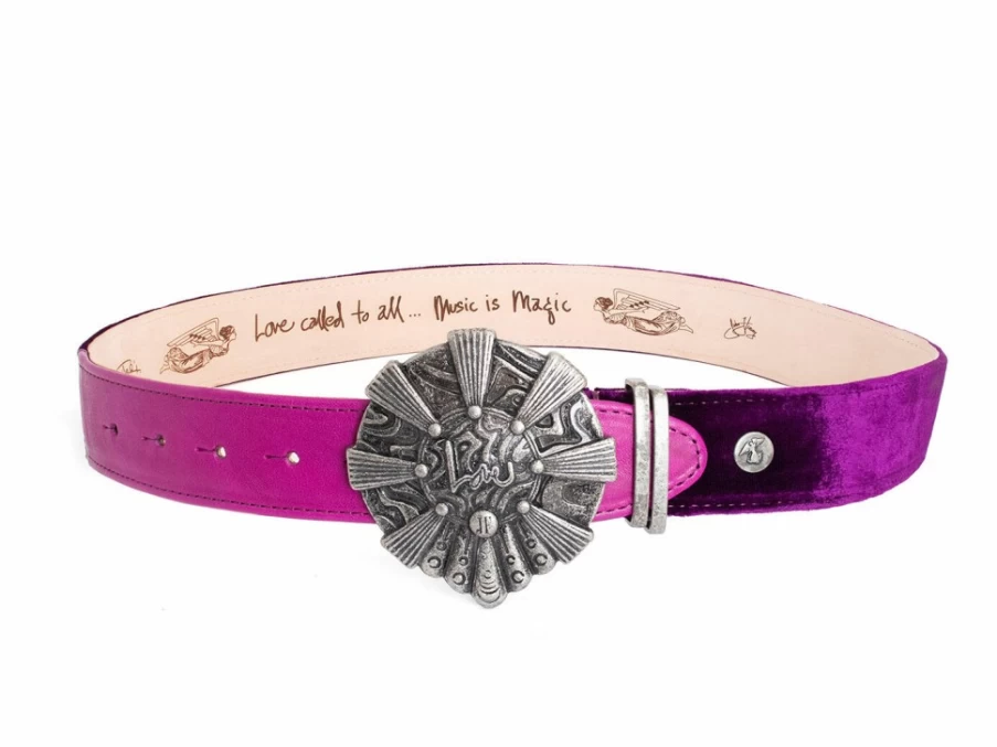 Fluevog Shoes Jimi Hendrix Purple Belt | Limited Edition Fluevog X Hendrix Collaboration