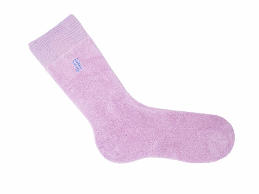 Fluevog Shoes Oizo Vog Socks | Soft Terry Socks in Lilac for Comfort & Style