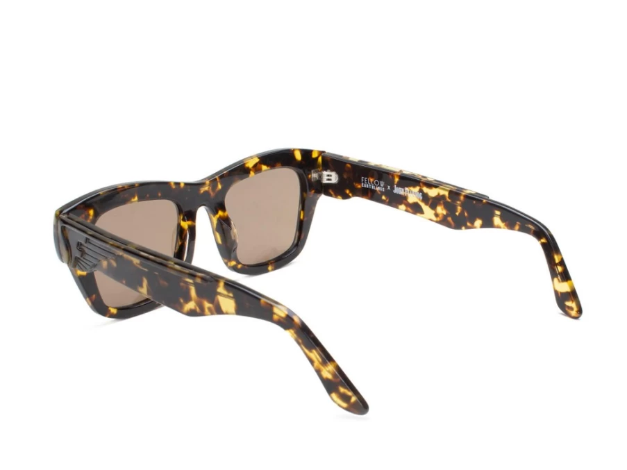 Fluevog Shoes "Insight" Tortoise Vegan Boots – Fluevog X Fellow Earthlings Collaboration