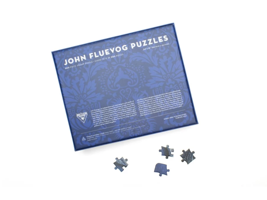 500 Piece Fluevog Shoes Emboss Design Jigsaw Puzzle for Adults & Kids