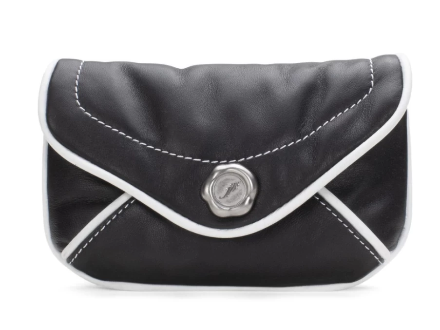 Fluevog Shoes Puffy Envelope Bag - Stylish Black & White Handbag for Women