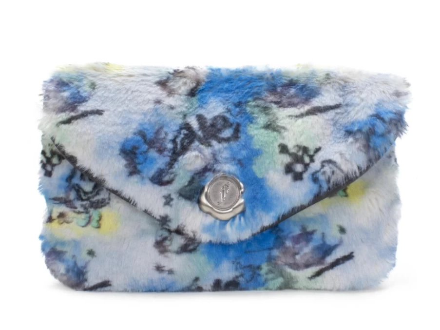Fluevog Shoes Graffiti Fur Puffy Envelope Bag | Woogle Style Crossbody Handbag
