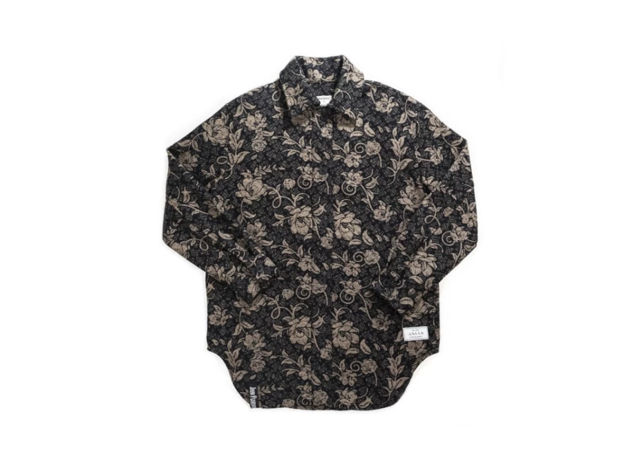 Fluevog X Anian Baroque Floral Painter's Coat | Fluevog Shoes Collaboration