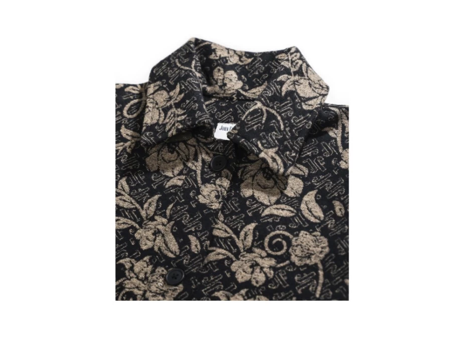 Fluevog X Anian Baroque Floral Painter's Coat | Fluevog Shoes Collaboration