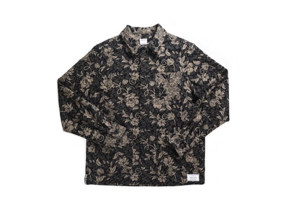 Fluevog Shoes Baroque Floral Anian Metchosin Coat | Fluevog X Anian Collaboration