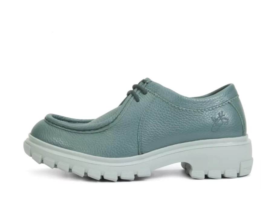 Fluevog Jueves Teal Casual Leather Shoes for Men & Women | Comfortable & Stylish