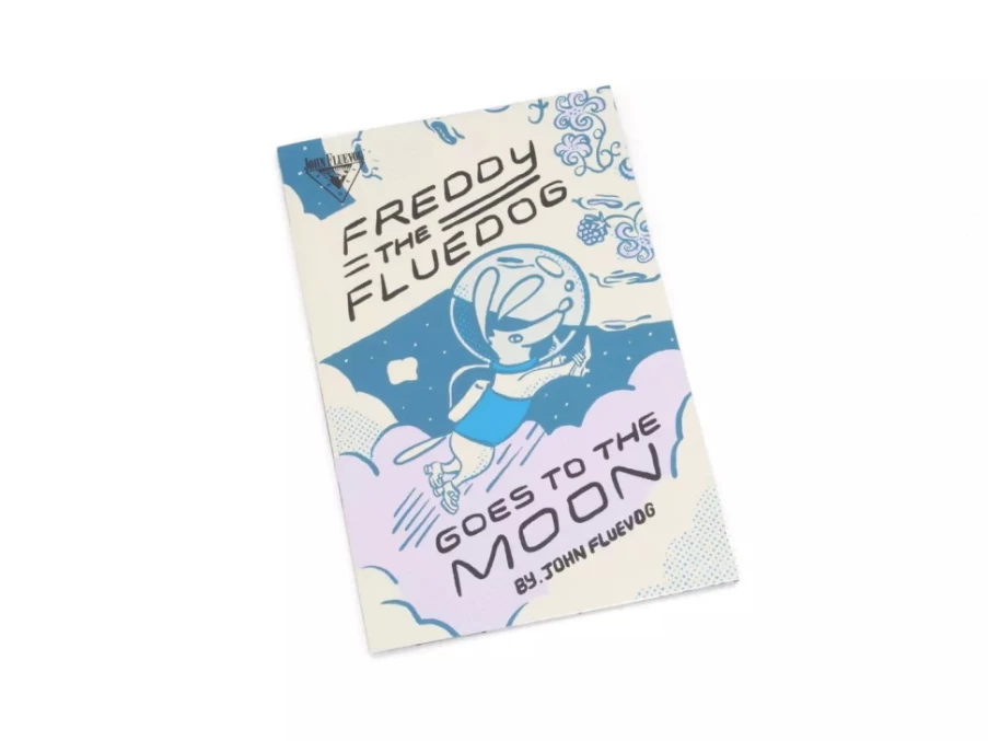 "Fluevog Shoes Freddy The Fluedog Fold-Out Zine | Goes To The Moon Limited Edition"