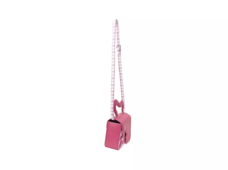 Fluevog Shoes Pink Puffy Padded Handbag - Luciana Stylish Crossbody Bag