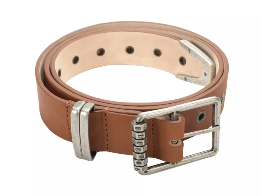 Fluevog Shoes Percivale Brown Leather Casual Belt for Men & Women