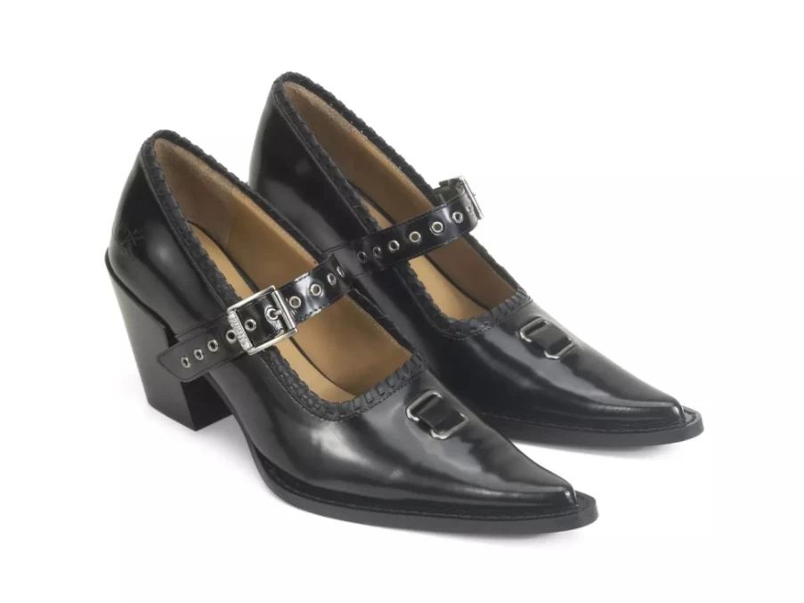 Fluevog Shoes Willow Mary Jane Heels in Black - Classic Women's Pumps