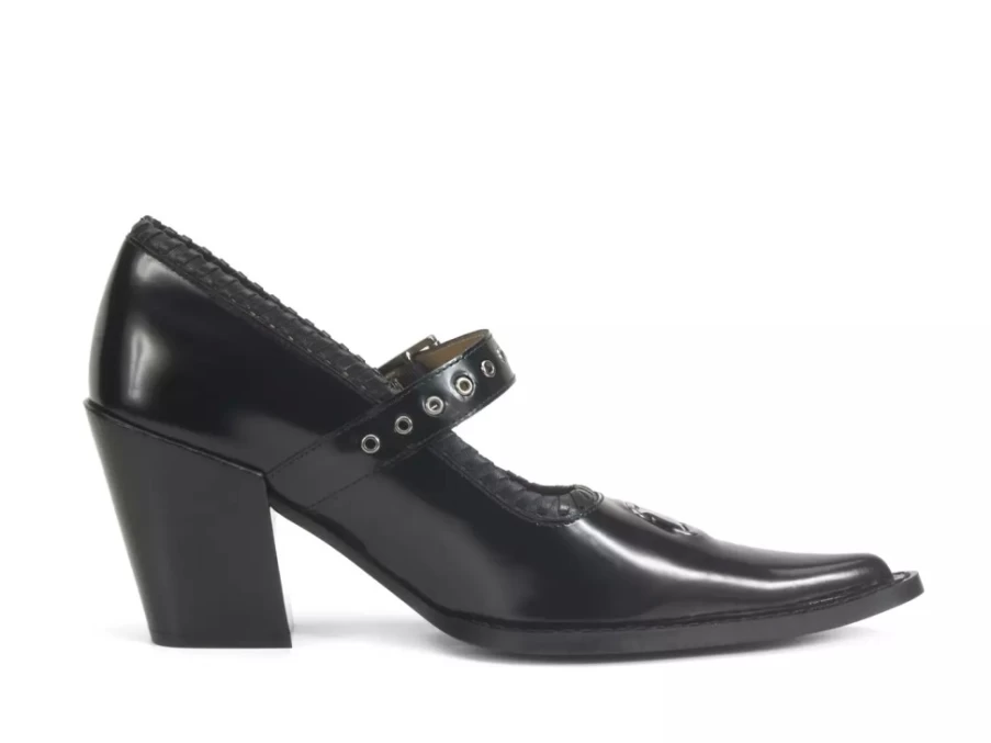 Fluevog Shoes Willow Mary Jane Heels in Black - Classic Women's Pumps