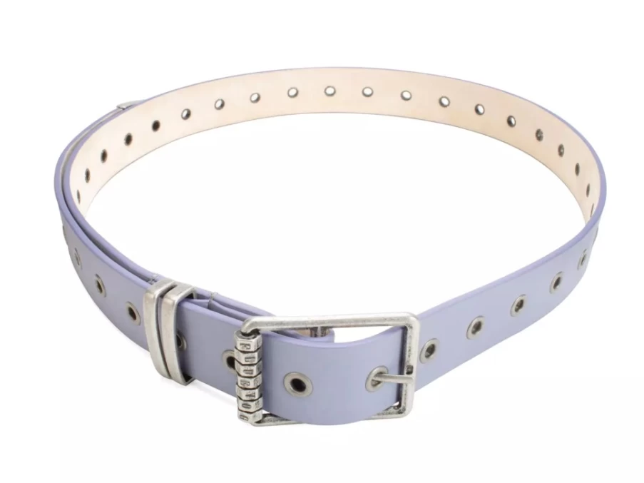 Fluevog Percivale Lavender Leather Casual Belt for Men & Women